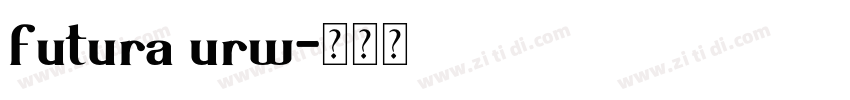 futura urw字体转换
